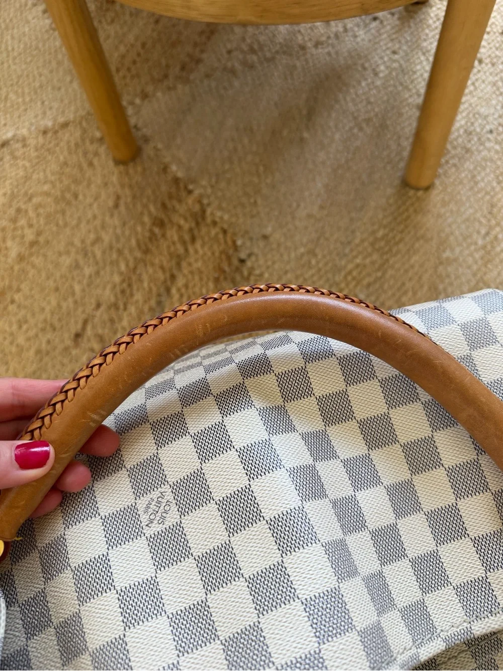 Louis Vuitton Artsy MM Damier Azur Handbag/Tote